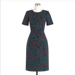 JCrew Factory Printed Short Sleeve Dress 6P
